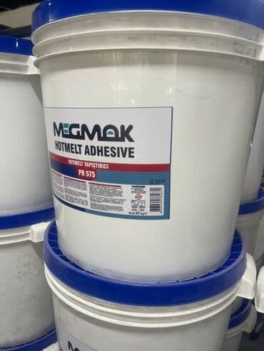 yapışdırıcı: Ağ rəngli qablaşdırmada təqdim olunan bu "Hotmelt" yapışdırıcı sənaye — 6