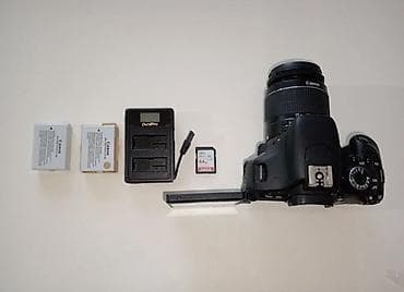 salyan ikinci el: Canon 600D İdeal vəziyyətdə karobkası 2 ədəd daşı 1 ədəd 64 gb — 1