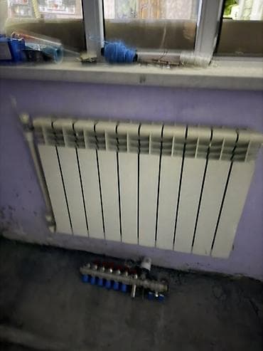 qizdirici: Alüminium seksiyalı radiator və paylayıcı kollektor - Material — 2