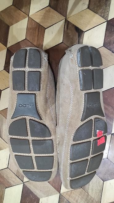 makasin ayaqqabı: Aldo kişi mokasinləri - Model: slip-on mokasin - Rəng: açıq bej (qum — 2