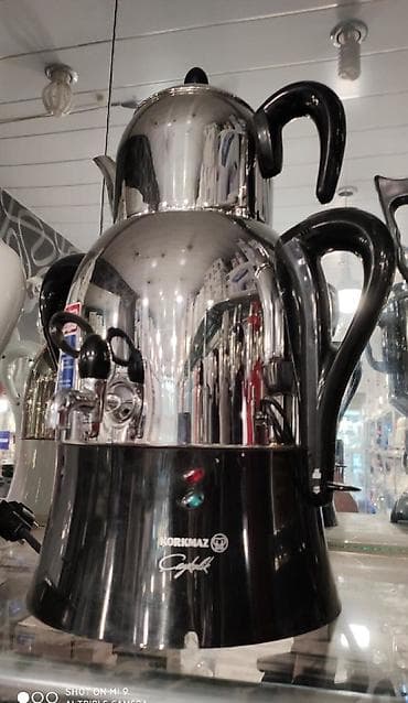 Samovar Elektrik samovar Korkmaz Türkiyə istehsali 50 bardak çay — 4