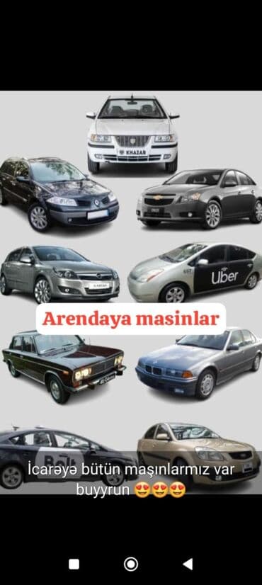 Arendaya avtomobillər – BYD, Cobalt, Toyota Prius 20 govdə, Toyota
