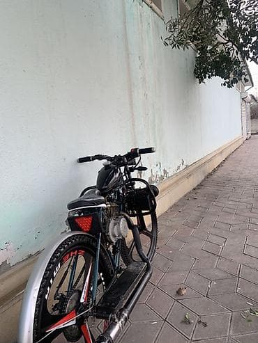 r14 tekerler: Benzin mühərrikli velosiped – custom yığılıb - Çərçivə üzərində — 2