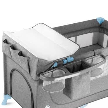 манеж люлька: Манеж Kinderkraft Joy Blue с аксессуарами. Туристическая кроватка JOY — 6