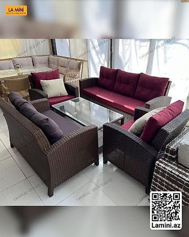 balkon stol stul: Диван, Плетеный — 1