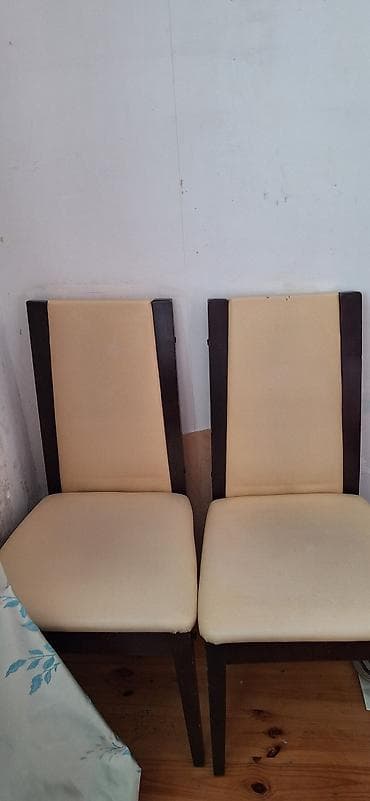 Mətbəx üçün, Qatlanmayan, rəng - Bej Stul — 1