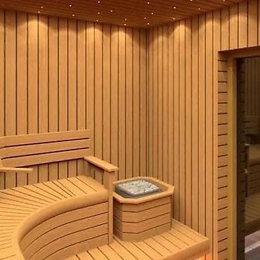 Sauna layihələndirilməsi və quraşdırılması xidməti - Tam ağac