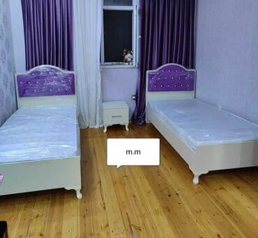 qoşa carpayi: Yeni, Təknəfərlik çarpayı, Bazasız, Matras ilə, Siyirməsiz, Azərbaycan — 4