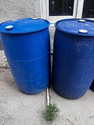 Bak, Plastik, 200 l l, İşlənmiş, Ünvandan götürmə — 1