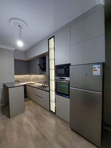 avanqard mebeller: Mətbəx dəsti müasir dizaynı ilə funksionallığı və estetik görünüşü — 11