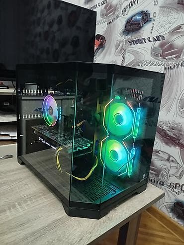 Kompüter ehtiyyat hissələri: Gtx 1070 i5 7500 16gb ddr4 ram yeni şüşə keys+fan klaviatura+mouse — 2