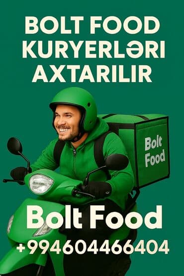 iş elanları lalafo: Moto-kuryer tələb olunur, Gündəlik ödəniş, Təcrübəsiz — 1