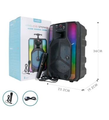 Səsgücləndiricilər, qulaqlıqlar və mikrofonlar: Kalonka karaoke mikrofon hamısı daxil Diqqət Çatdırılma bir gün — 2