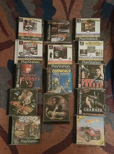 PlayStation 1 üçün orijinal oyun diskləri satılır. Disklər yaxşı — 1