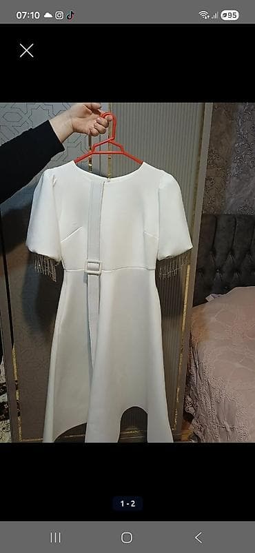 Məhsul: 2 ədəd qadın donu dəsti 1) Ağ rəngli zərif don - Dizayn: Kruq