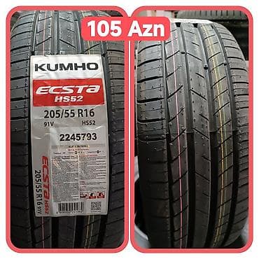 Kumho avtomobil şinləri – müxtəlif ölçü və modellər. Mövcud