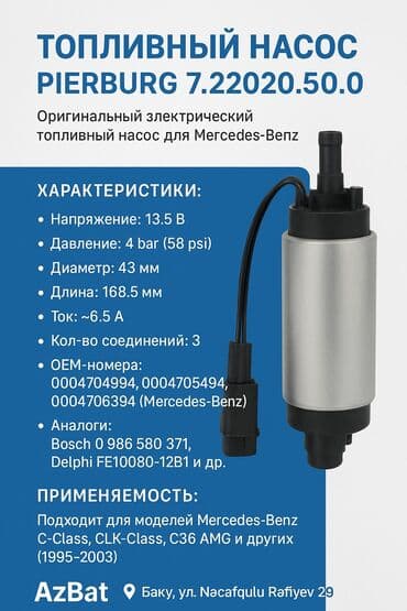 delphi: Mercedes-Benz C class W202, 2 l, Elektrikli, 1998 il, Yeni — 2