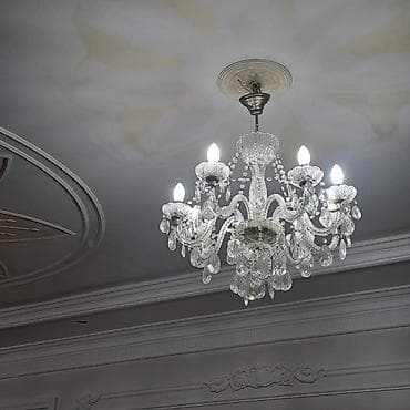 samdan: Çılçıraq, 10 və daha çox lampa, Xrustal — 2