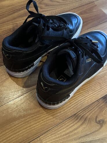 Subaru: Puma idman ayaqqabısı - Rəng: qara, ağ altlıqla - Material — 7