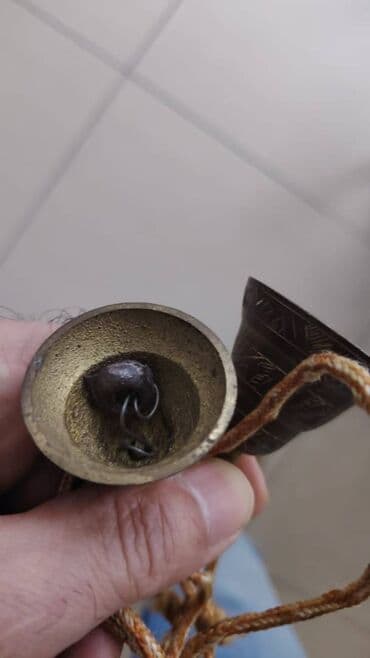 старинные напольные часы для дома: Qədimi bürünc zənglər Vintage / antikvar dekor elementi Klassik — 2