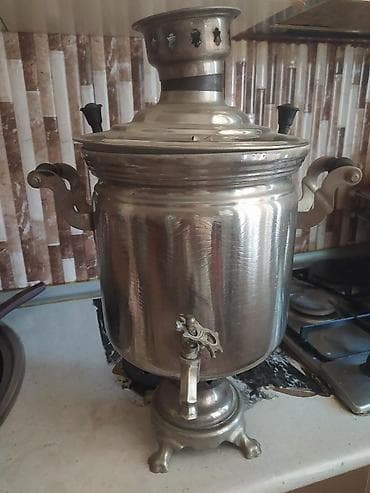 İşlənmiş Od Samovar, 7 l, Ünvandan götürmə