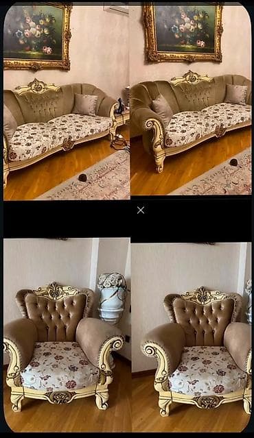 (Elmira_1💎) 2 divan 2 kreslo cemi 500 azn satilir ‼️türkiyenindi yaxşı lalafo.az -da (Elmira_1💎) 2 divan 2 kreslo cemi 500 azn satilir ‼️türkiyenindi yaxşı