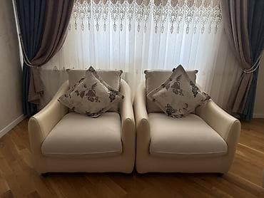 divan yellencek: Krem rəngli yumşaq mebel dəsti 2500 manata SALONI mebel magazasindan — 4