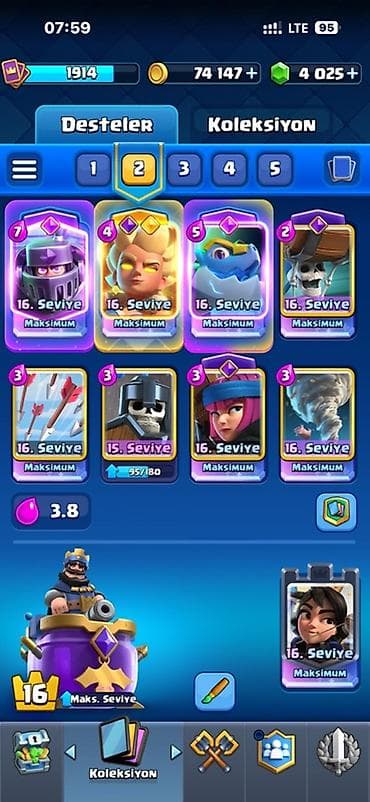 İdman və hobbi: Clash Royale hesabı – “Mirvalex” - Kral səviyyəsi: 16 (Maksimum) - — 2