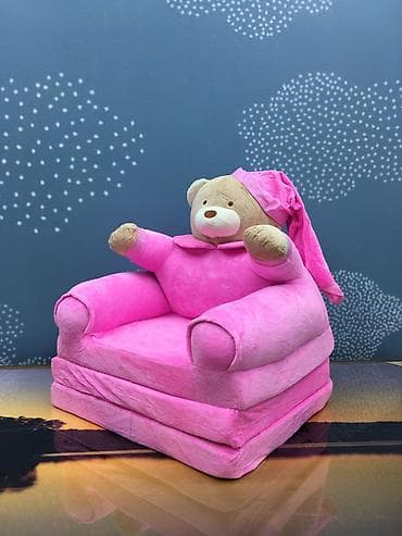 oyuncağ: 👑 Uşaq Kreslo-Divan Transformeri (2-si-1 arada) 🩷 Oyun üçün kreslo 🛏️ — 10