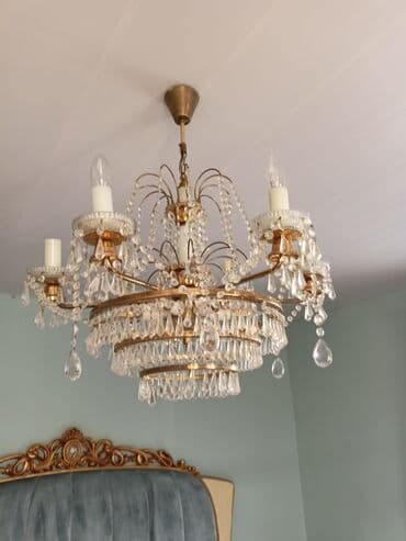 metbex perdeleri 2022: Çılçıraq, 6 lampa, Metal — 4