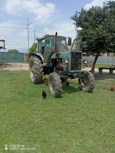 Traktor və otbiçən komplekti - Model: MTZ tipli təkərlı traktor