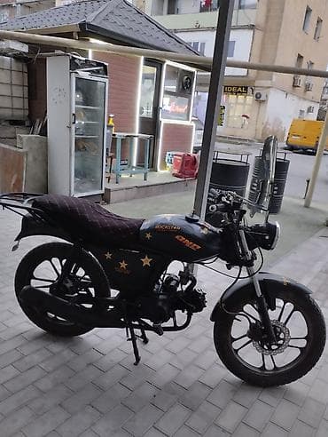 Moped/Motosiklet – şəhər içi sürüş üçün praktik model - Rəng: qara