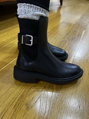 Botinka və botilyonlar: Zara, Ölçü: 38, rəng - Qara, Yeni — 3