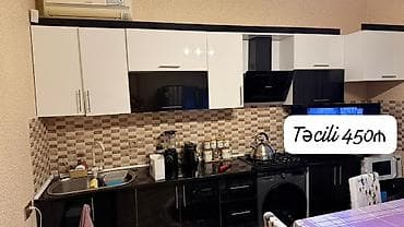 ikinci el metbex: Endirim olundu 🛑🛑Mətbəx mebeli 450₼. ölçü 3.97. Üzərində qaz moyka — 1