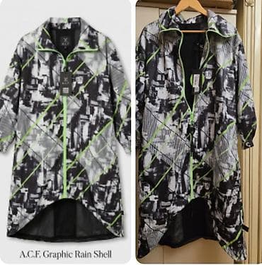 layka plaş: A.C.F. Graphic Rain Shell – yağış üçün plaş - Nəfəsalan, yüngül — 1
