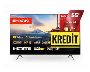 televizor 2 ci el: Yeni Televizor Shivaki Led 55" 4K (3840x2160), Pulsuz çatdırılma — 1