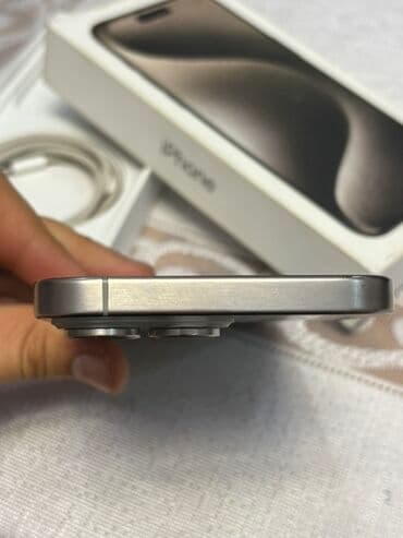 iphone 16 azərbaycan: IPhone 15 Pro Max, 256 GB, Natural Titanium, Face ID — 5