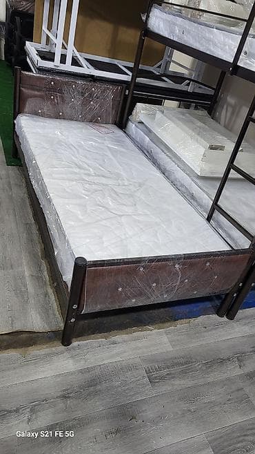 Oğlan və qız üçün, Yeni, Çarpayı, Matras ilə, Siyirməsiz, Dəmir — 7