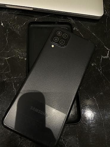 samsung galaxy note 11 pro: Samsung Galaxy A12, 32 GB, rəng - Qara, Zəmanət, Qırıq, Sensor — 2