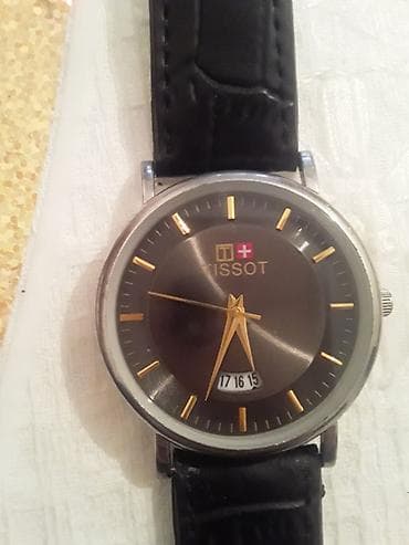 gizil saat: Qol saatı, Tissot, rəng - Qara — 1
