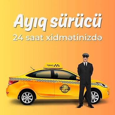 Taksi sürücüsü tələb olunur