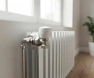 Termostatik başlıqlı radiator klapanı – 1/2" İstilik sistemlərində