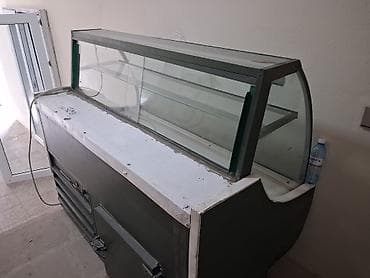 Soya vitrinli soyuducu piştaxta - Mağaza, kafe, şirniyyat və