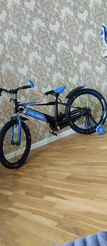 volta vsx: Uşaq velosipedi – FULL BIKE markası, qara-mavi dizayn Xüsusiyyətlər — 2