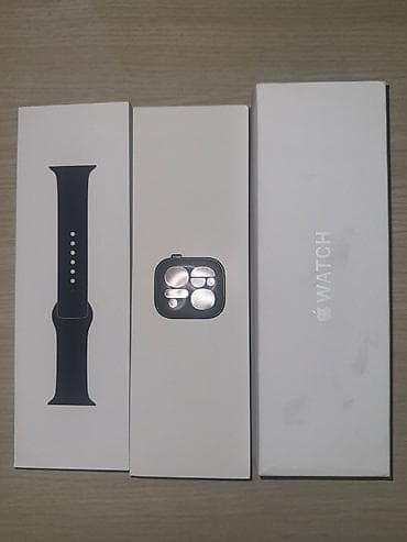 İşlənmiş, Smart saat, Apple, Sim kart, rəng - Qara