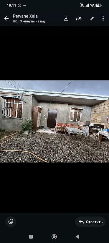 mawtagada kiraye evler: Həyət evi satılır – daş hasarla çevrili həyət və qapalı darvaza. 70 — 3