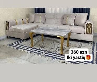 masa makeup: Yeni, Künc divan, Qonaq otağı üçün, Açılmayan, Azərbaycan — 1