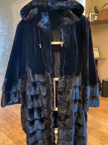 Kürk, L, rəng - Qara