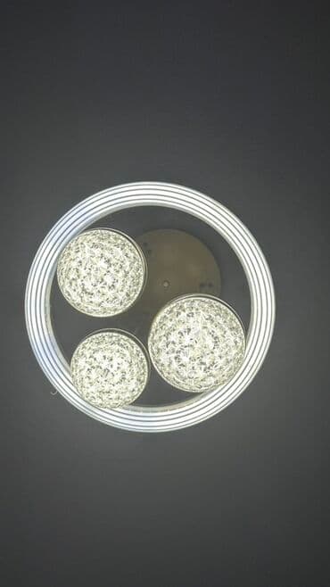 светодиодное табло бегущая строка: Led Çılçıraq, 3 lampa, Metal — 7