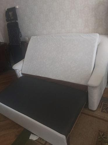 lil solid 2 plus: Açılan mexanizmli iki nəfərlik divan - Rəng: ağ - Parça: yumşaq — 4